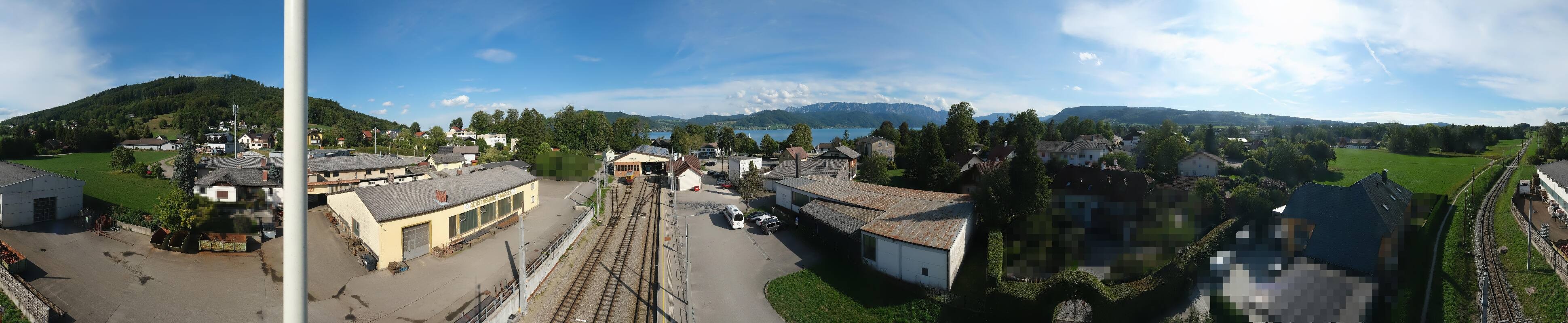 Archiv Foto Webcam Bahnhof am Attersee