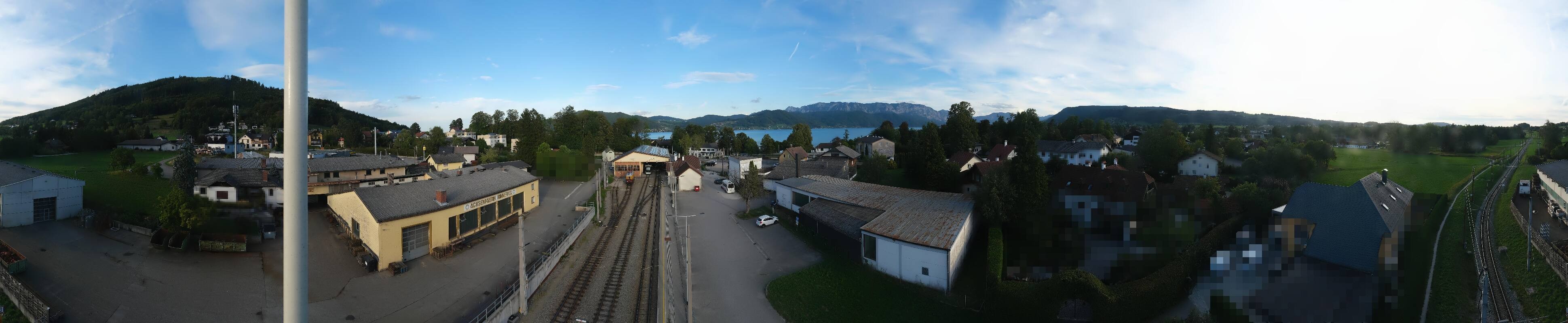 Archiv Foto Webcam Bahnhof am Attersee