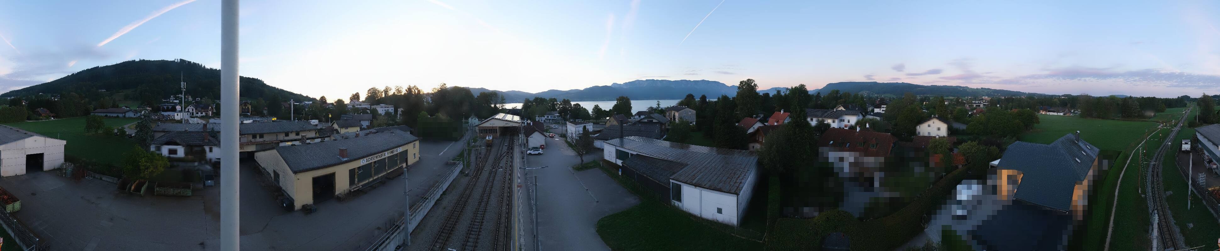Archiv Foto Webcam Bahnhof am Attersee
