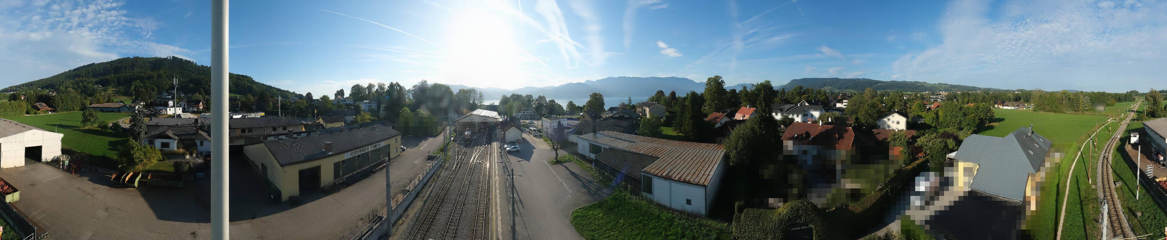 Archiv Foto Webcam Bahnhof am Attersee
