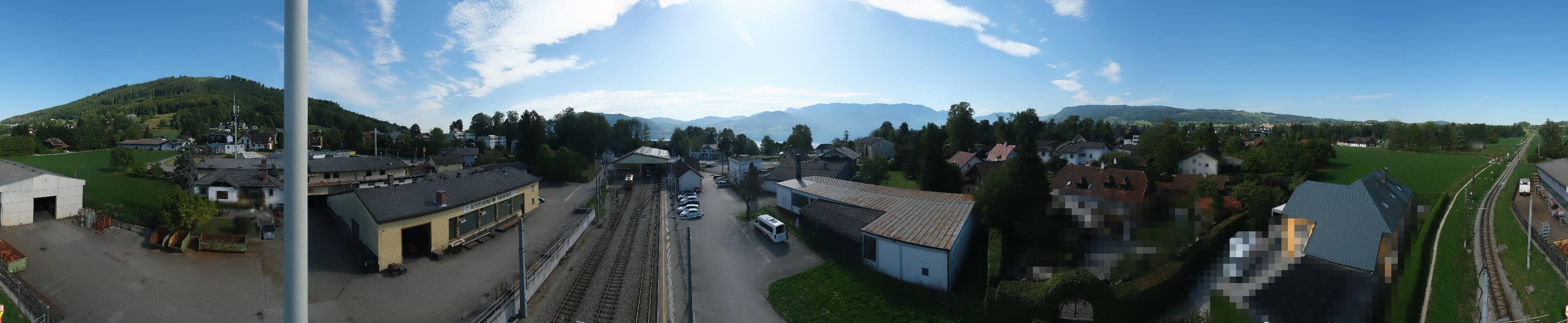 Archiv Foto Webcam Bahnhof am Attersee