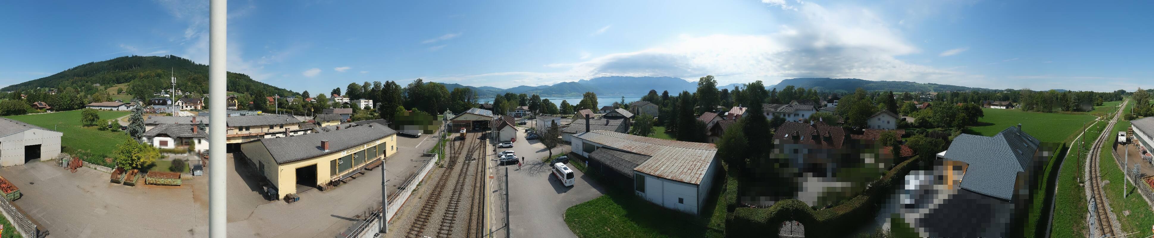 Archiv Foto Webcam Bahnhof am Attersee