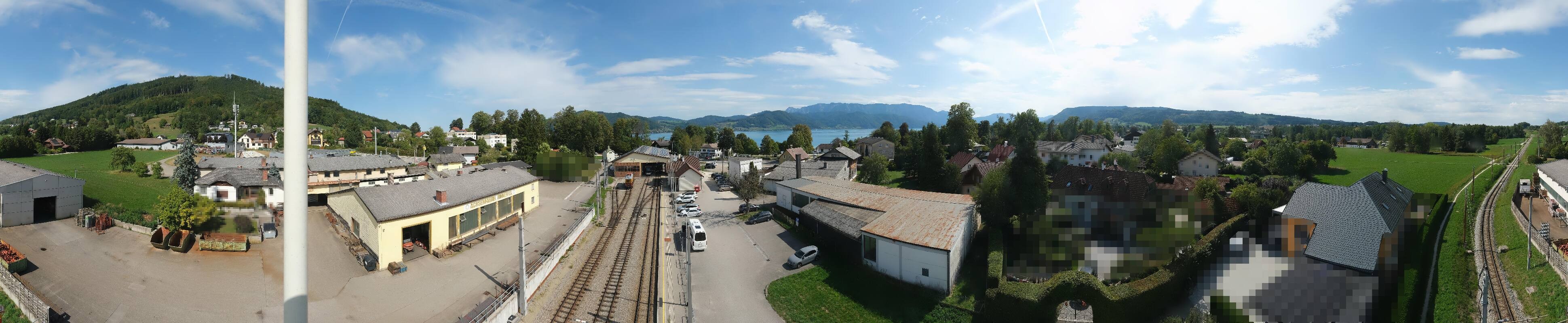 Archiv Foto Webcam Bahnhof am Attersee