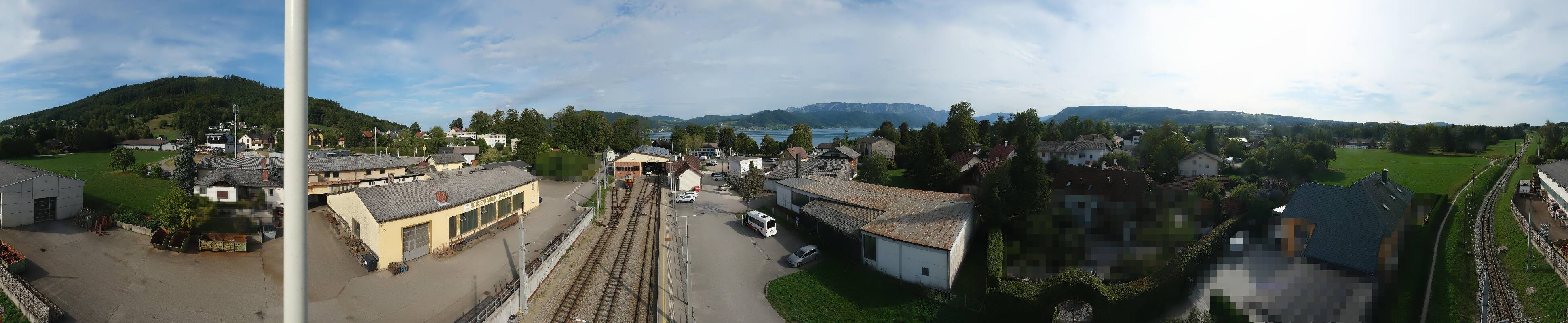 Archiv Foto Webcam Bahnhof am Attersee