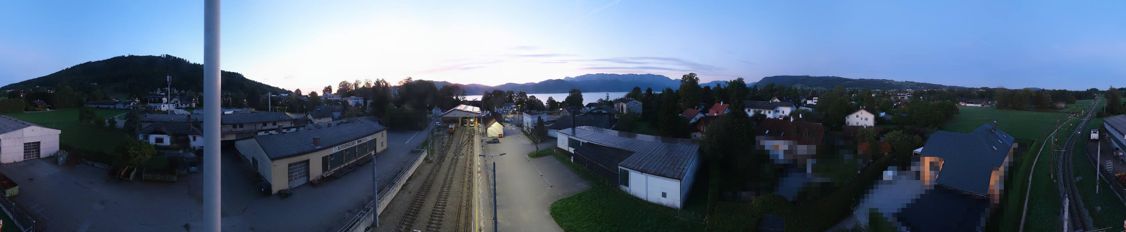 Archiv Foto Webcam Bahnhof am Attersee