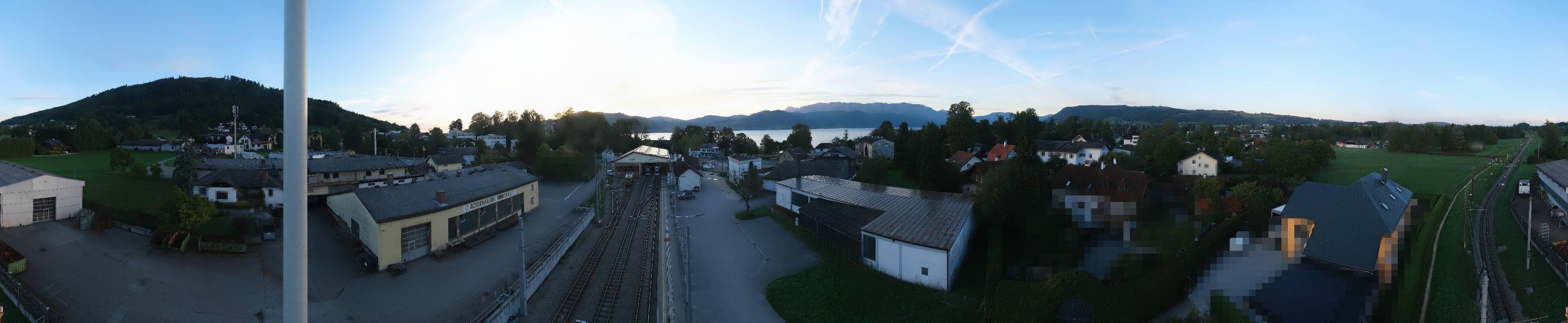 Archiv Foto Webcam Bahnhof am Attersee