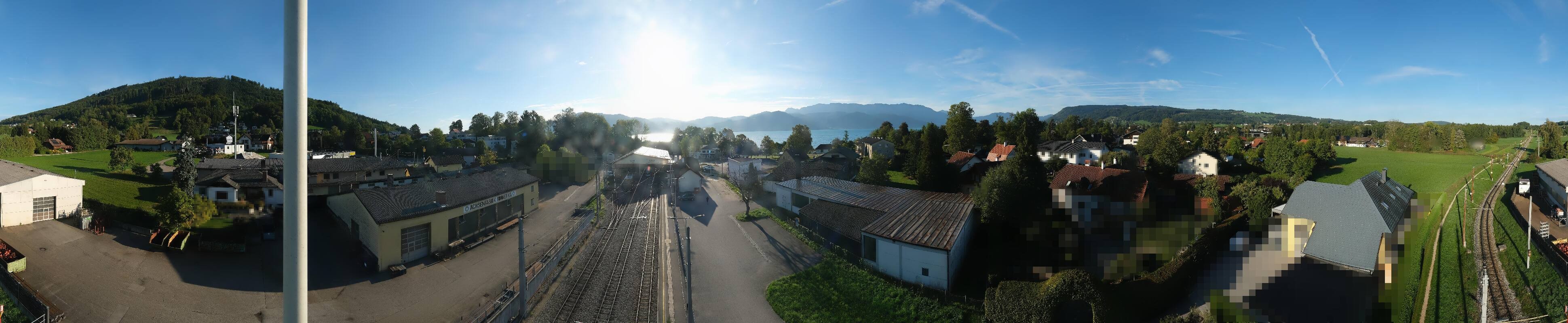 Archiv Foto Webcam Bahnhof am Attersee