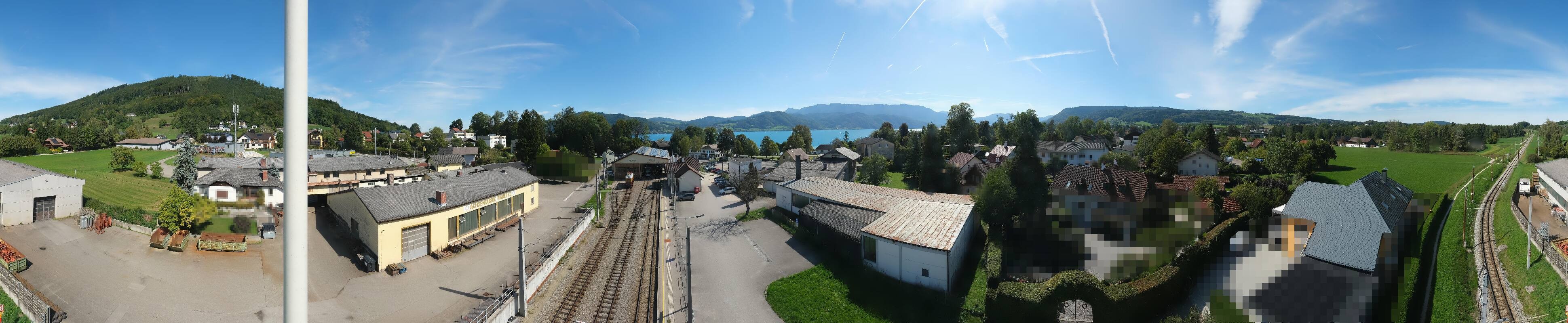 Archiv Foto Webcam Bahnhof am Attersee