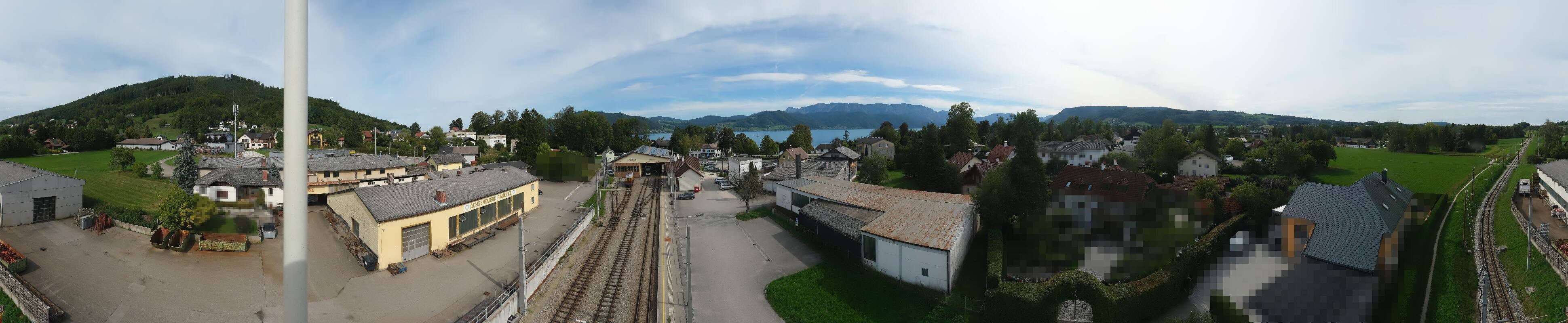 Archiv Foto Webcam Bahnhof am Attersee