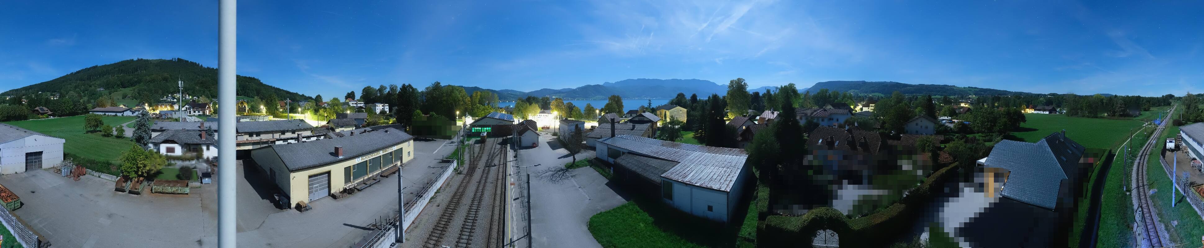 Archiv Foto Webcam Bahnhof am Attersee