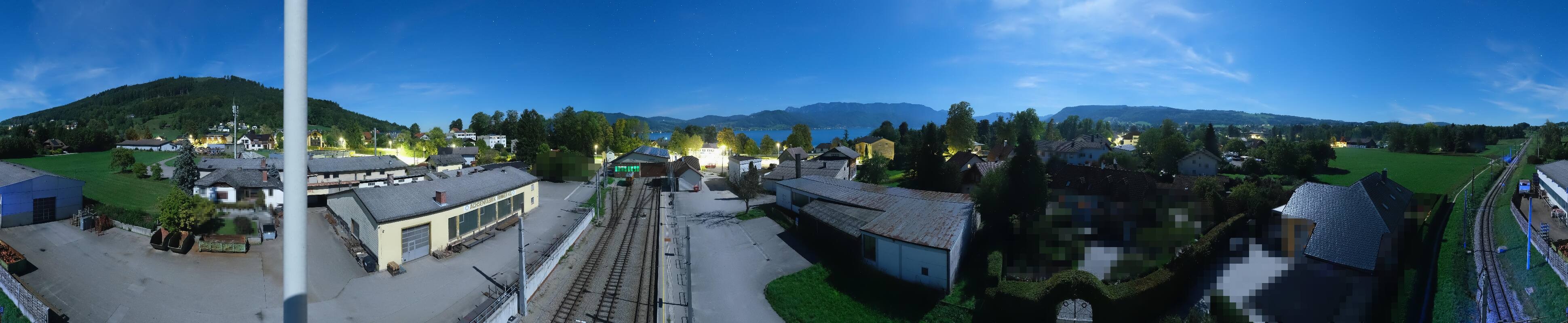 Archiv Foto Webcam Bahnhof am Attersee