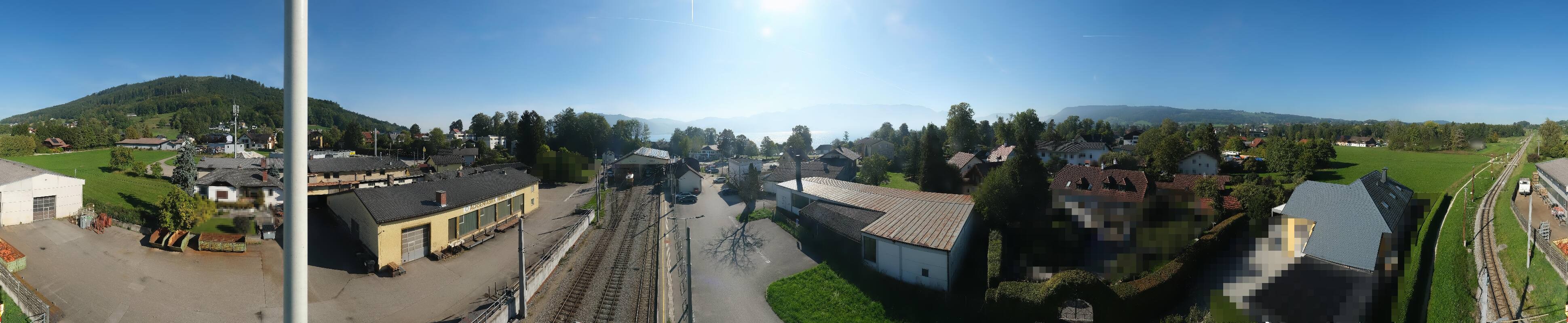 Archiv Foto Webcam Bahnhof am Attersee