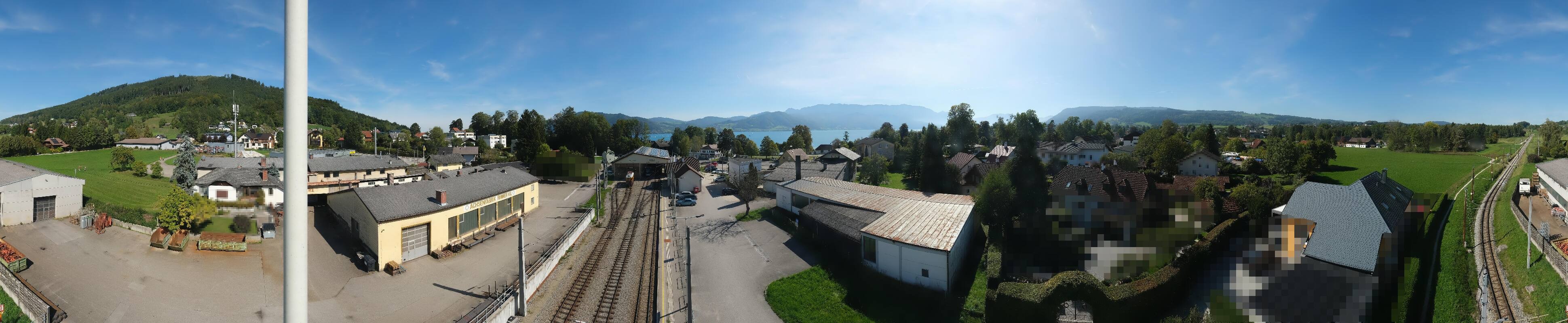 Archiv Foto Webcam Bahnhof am Attersee