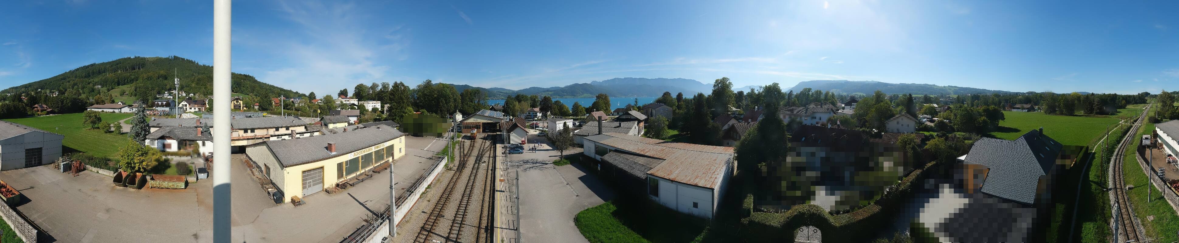 Archiv Foto Webcam Bahnhof am Attersee