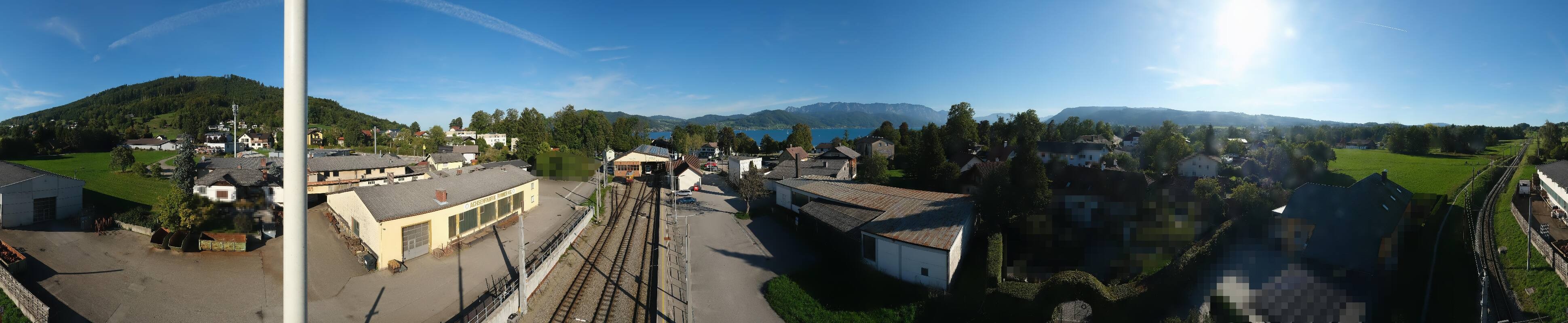 Archiv Foto Webcam Bahnhof am Attersee
