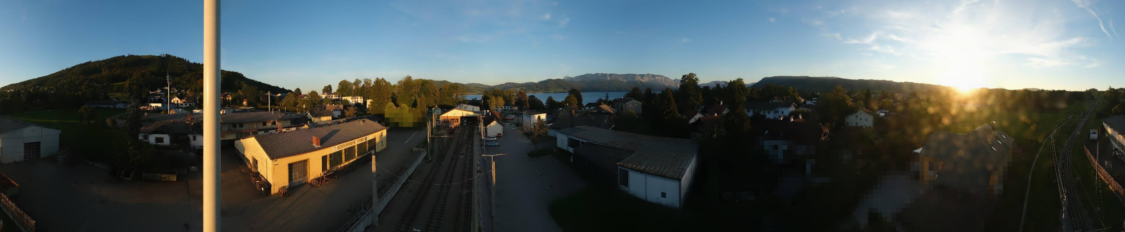Archiv Foto Webcam Bahnhof am Attersee