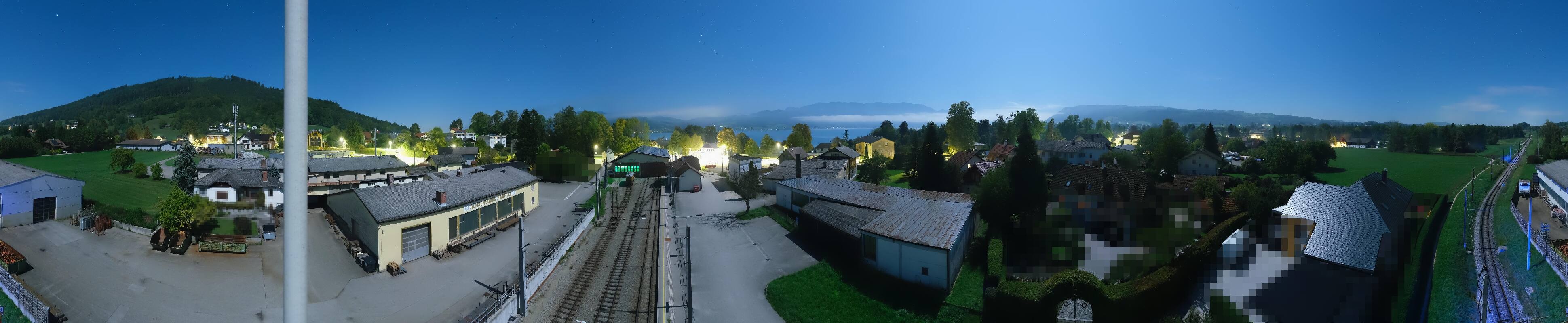 Archiv Foto Webcam Bahnhof am Attersee
