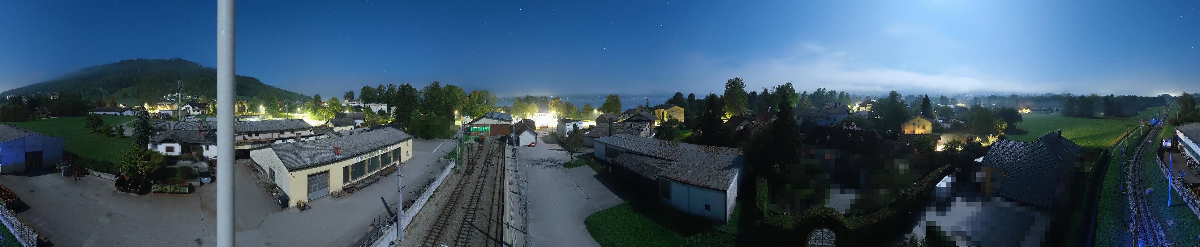 Archiv Foto Webcam Bahnhof am Attersee