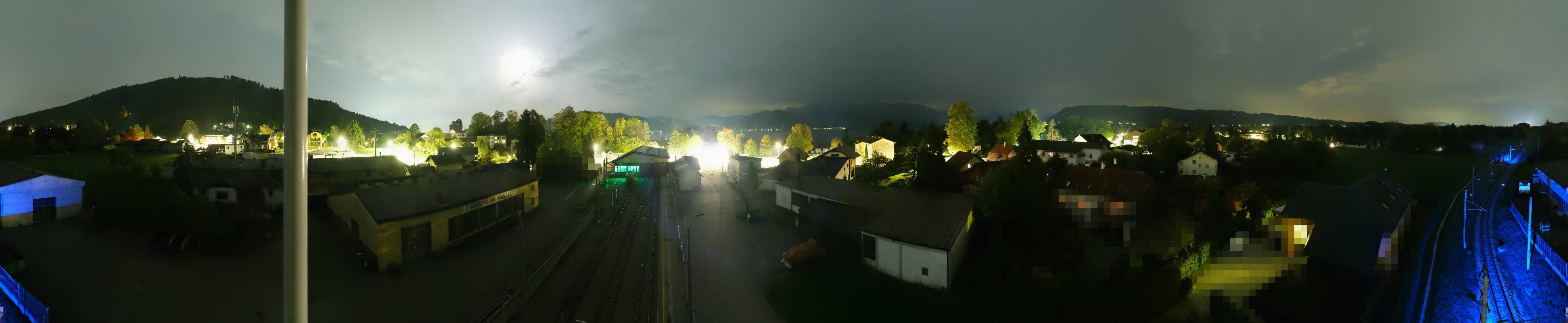 Archived image Webcam Train station at Attersee