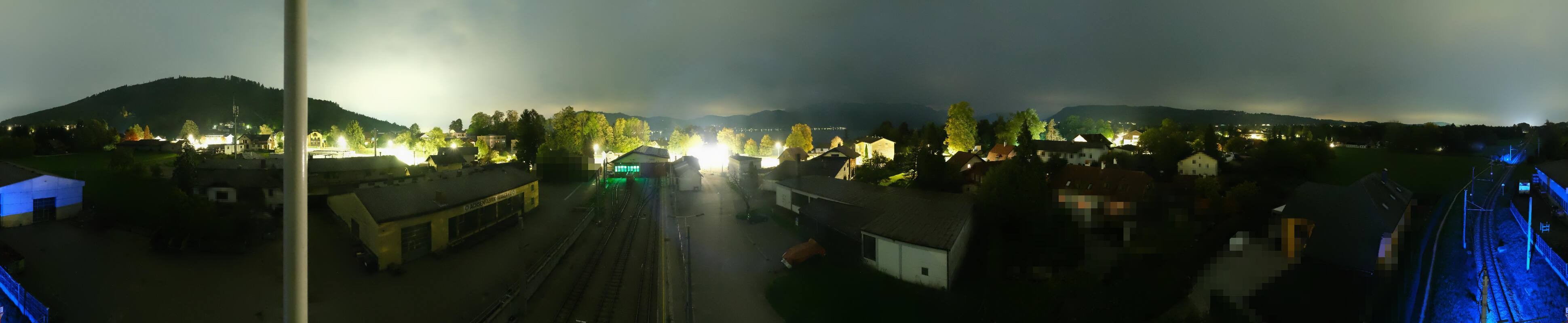 Archived image Webcam Train station at Attersee
