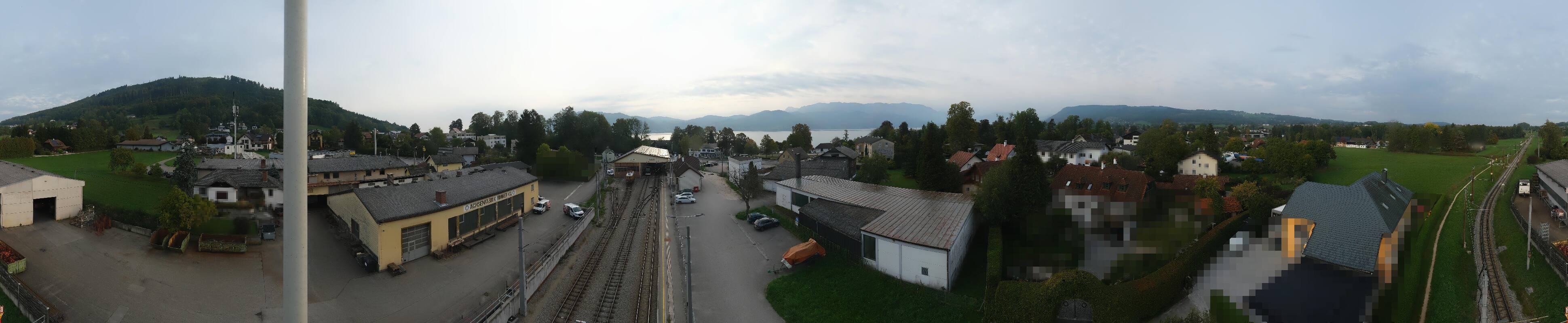 Archived image Webcam Train station at Attersee