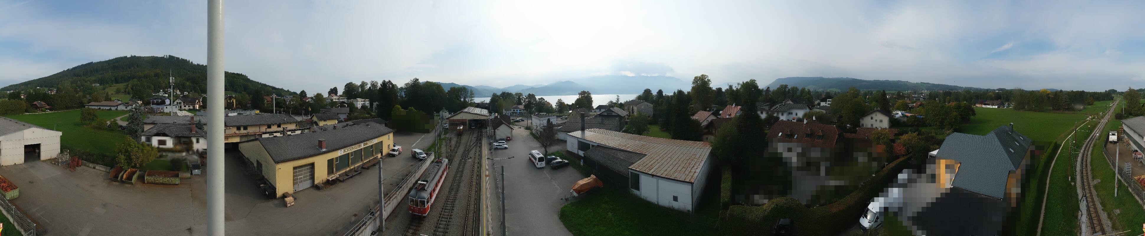 Archived image Webcam Train station at Attersee