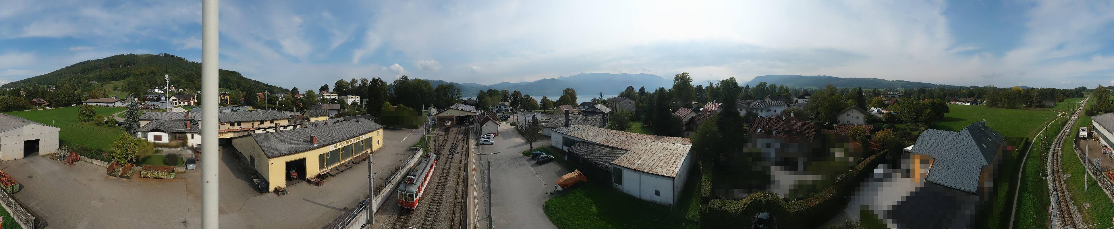 Archived image Webcam Train station at Attersee