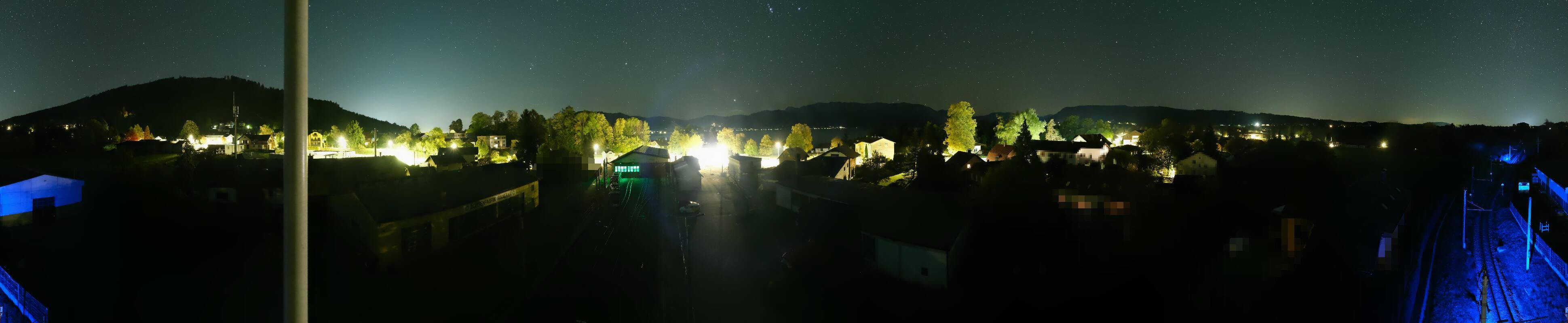 Archived image Webcam Train station at Attersee