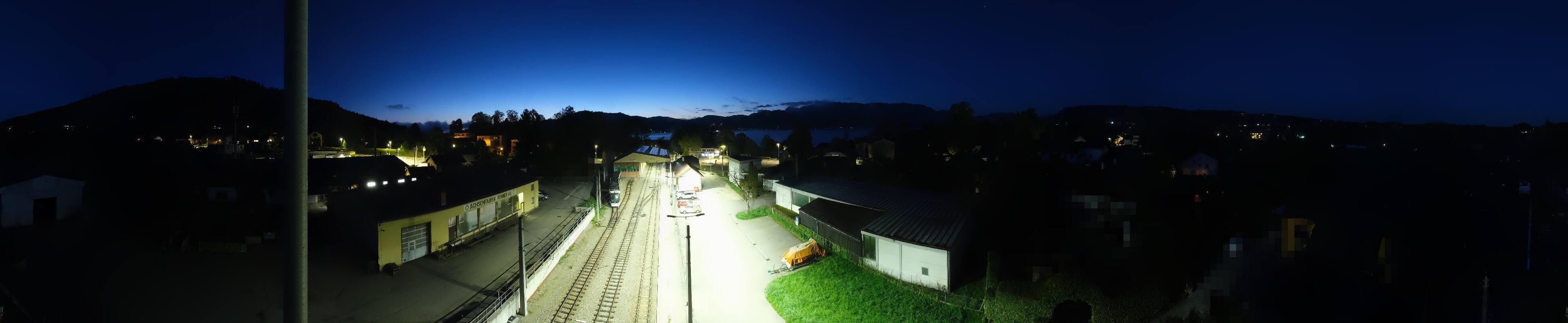 Archived image Webcam Train station at Attersee