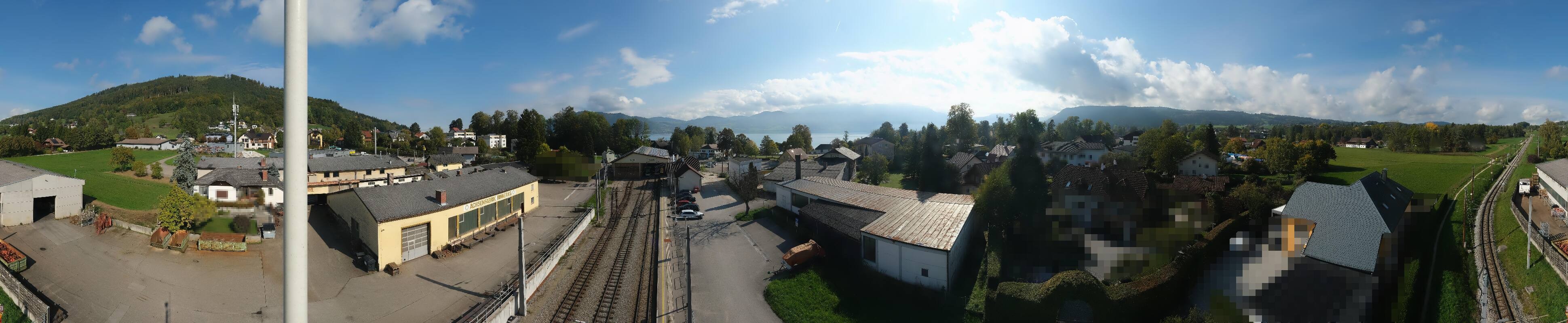 Archiv Foto Webcam Bahnhof am Attersee