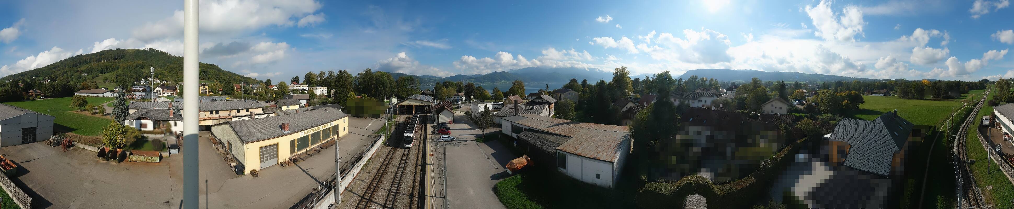 Archiv Foto Webcam Bahnhof am Attersee
