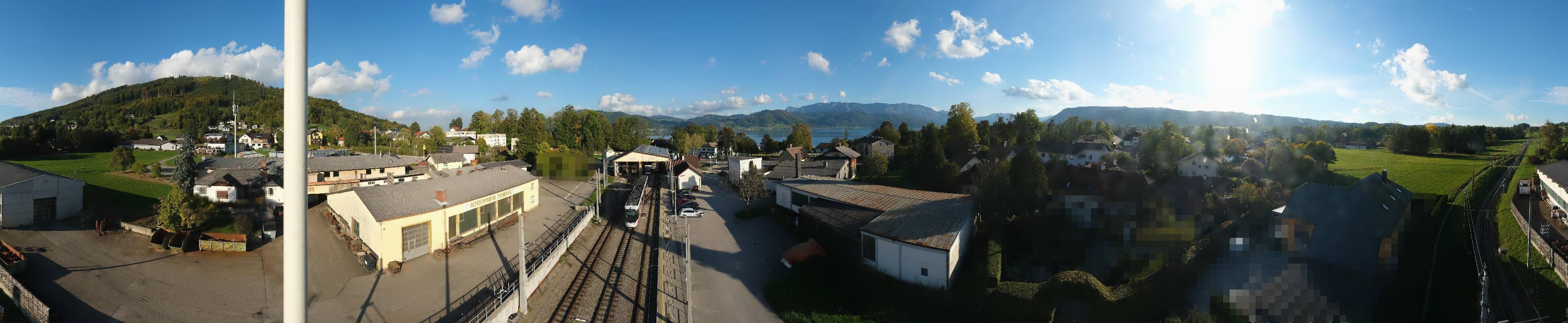 Archiv Foto Webcam Bahnhof am Attersee