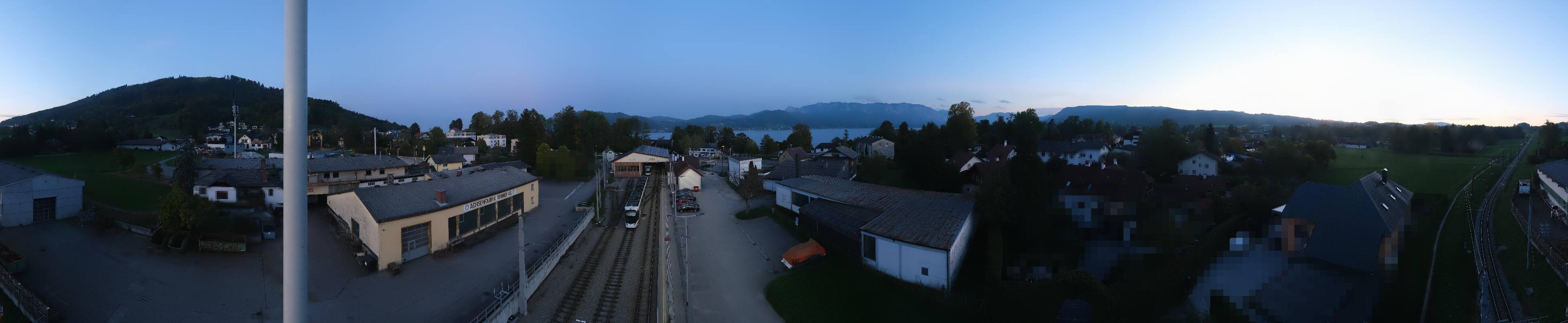 Archiv Foto Webcam Bahnhof am Attersee