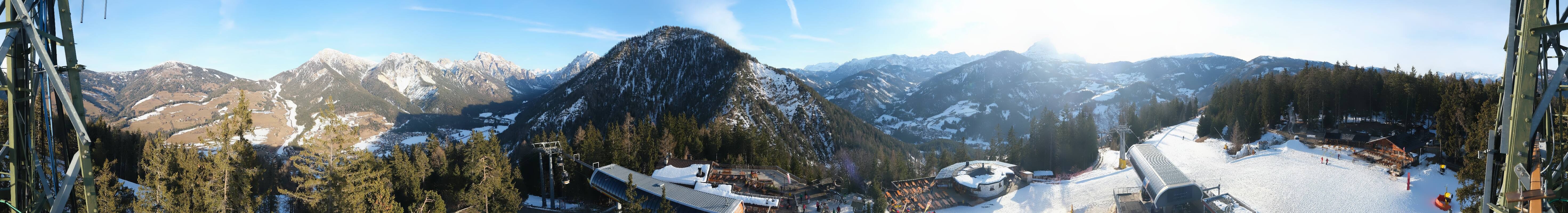 Archived image Webcam Mountain station Piz de Plaies at Kronplatz