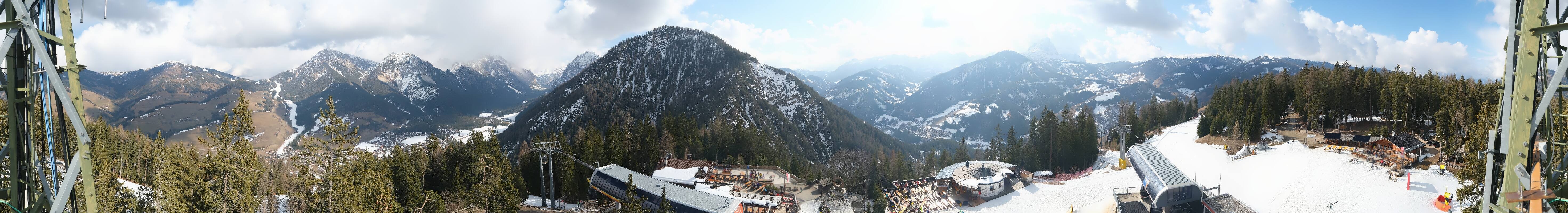 Archiv Foto Webcam Bergstation Piz de Plaies am Kronplatz