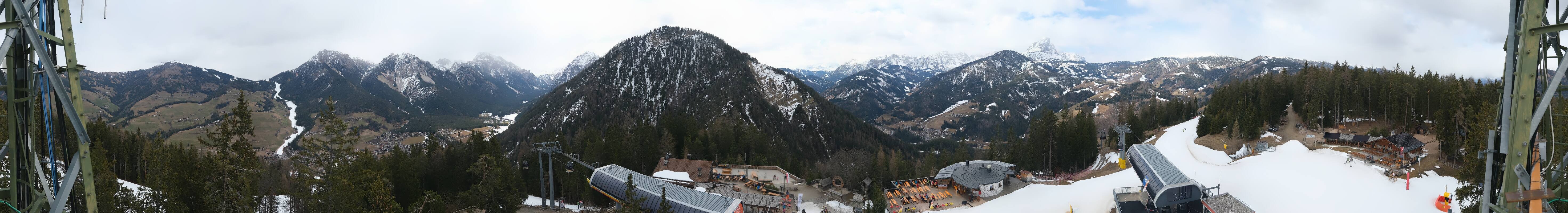 Archiv Foto Webcam Bergstation Piz de Plaies am Kronplatz