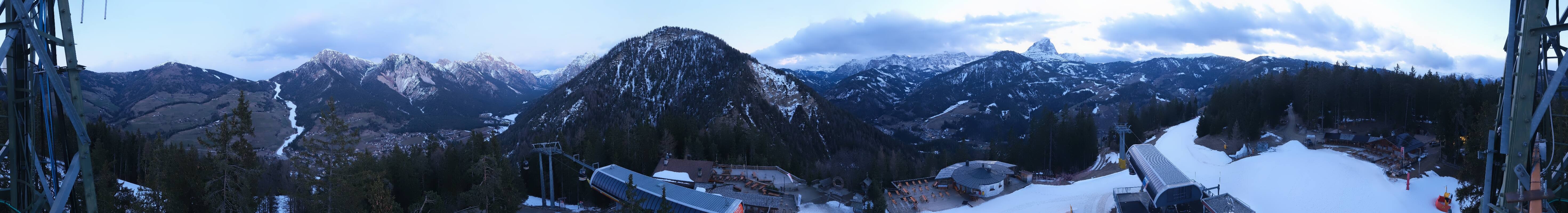 Archiv Foto Webcam Bergstation Piz de Plaies am Kronplatz