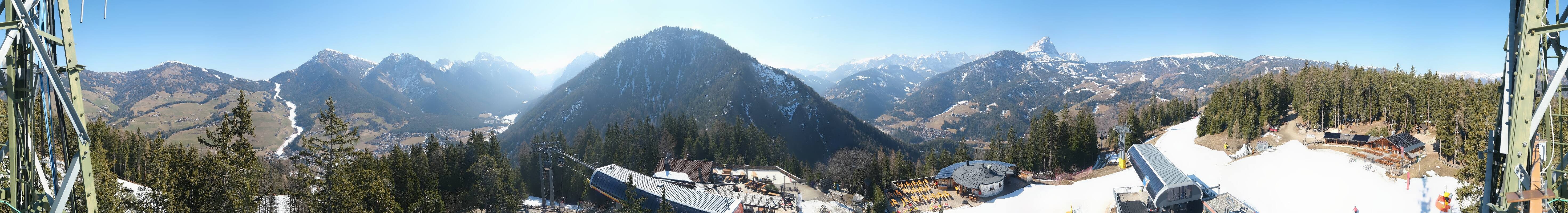 Archived image Webcam Mountain station Piz de Plaies at Kronplatz