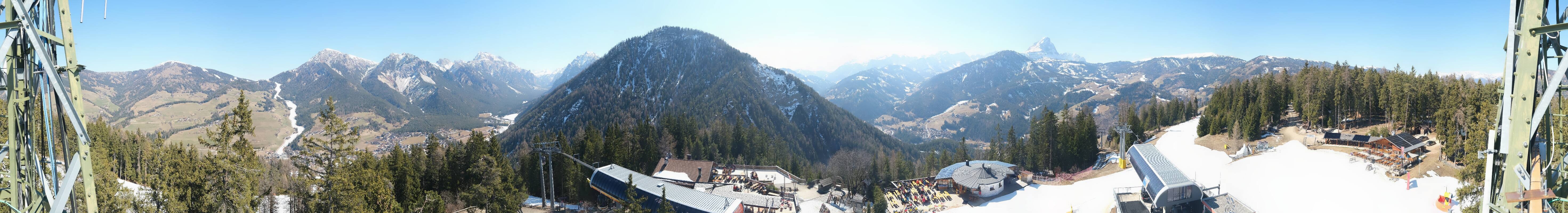 Archived image Webcam Mountain station Piz de Plaies at Kronplatz