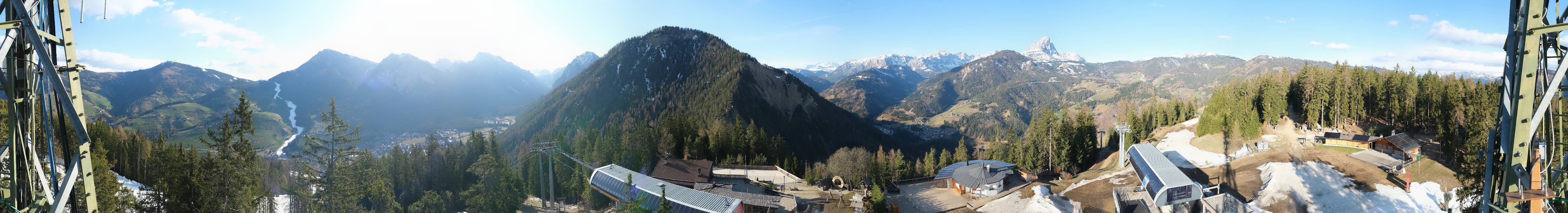 Archived image Webcam Mountain station Piz de Plaies at Kronplatz