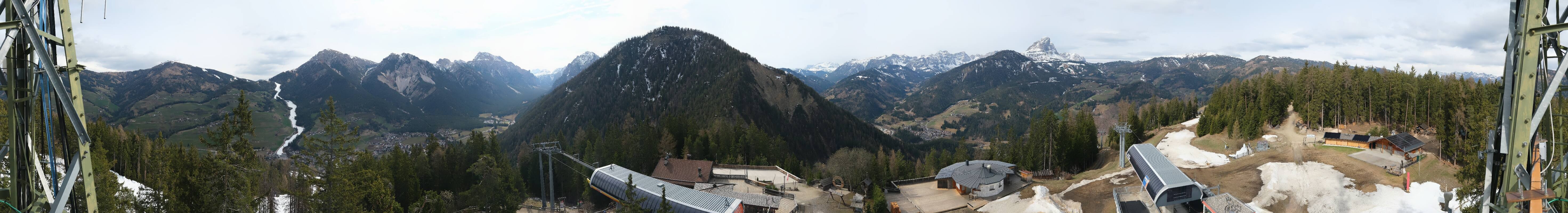 Archived image Webcam Mountain station Piz de Plaies at Kronplatz