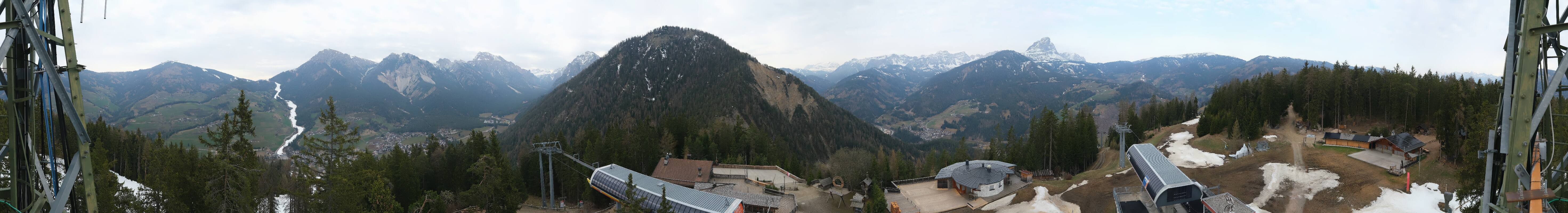 Archived image Webcam Mountain station Piz de Plaies at Kronplatz