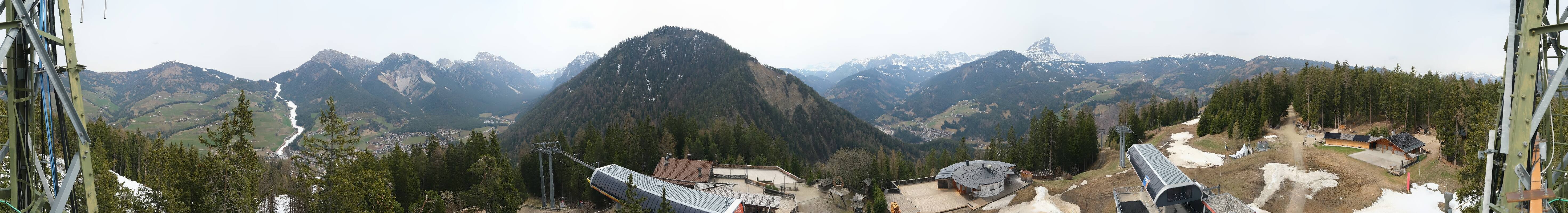 Archived image Webcam Mountain station Piz de Plaies at Kronplatz