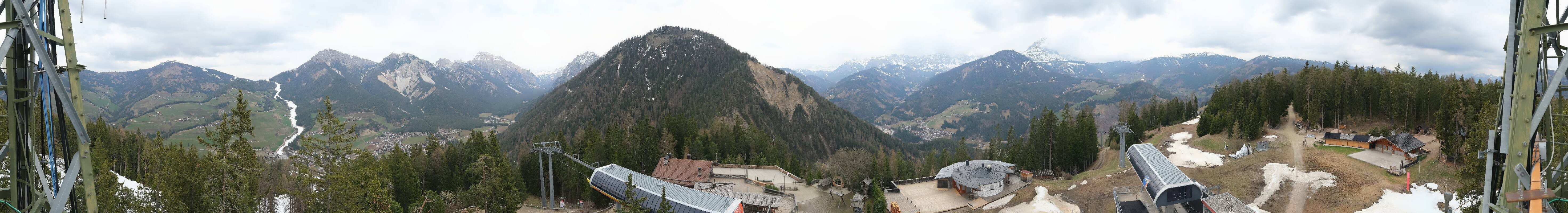 Archived image Webcam Mountain station Piz de Plaies at Kronplatz