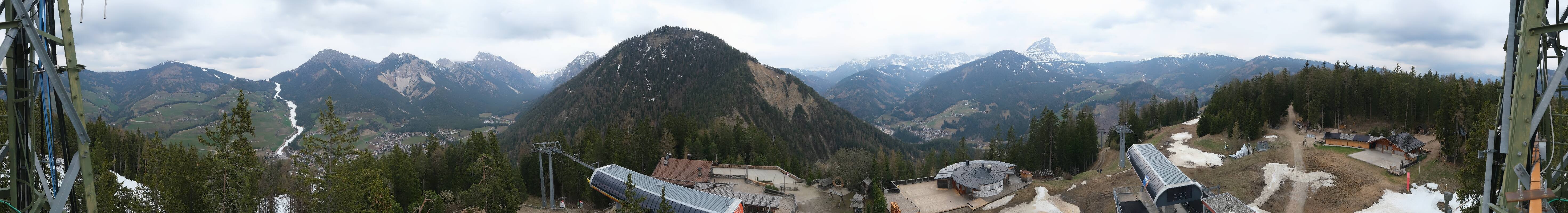 Archived image Webcam Mountain station Piz de Plaies at Kronplatz