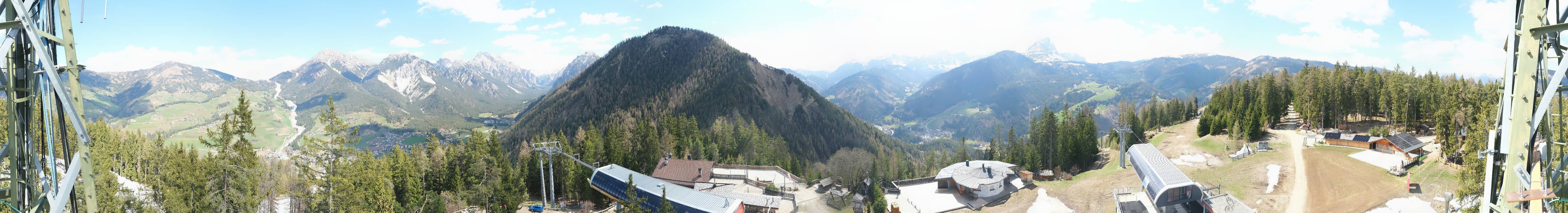 Archiv Foto Webcam Bergstation Piz de Plaies am Kronplatz