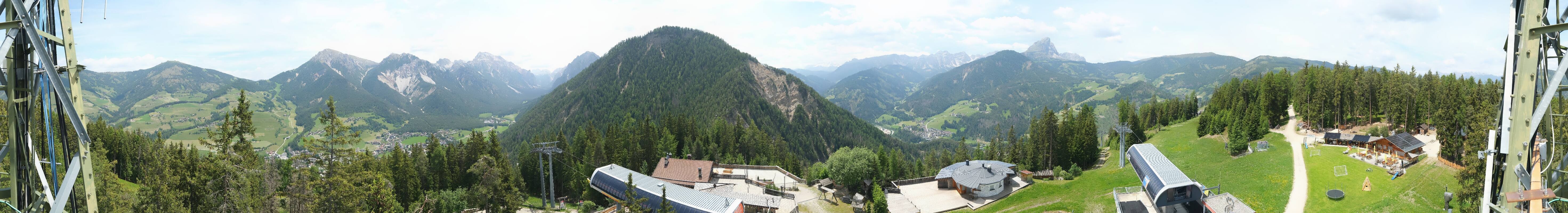Archived image Webcam Mountain station Piz de Plaies at Kronplatz