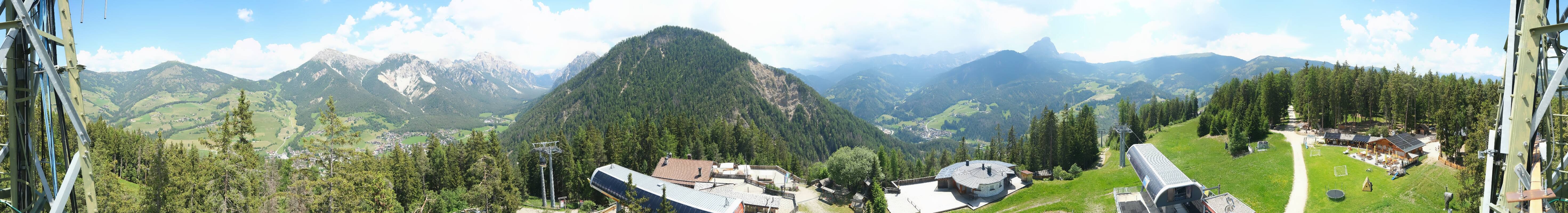 Archived image Webcam Mountain station Piz de Plaies at Kronplatz