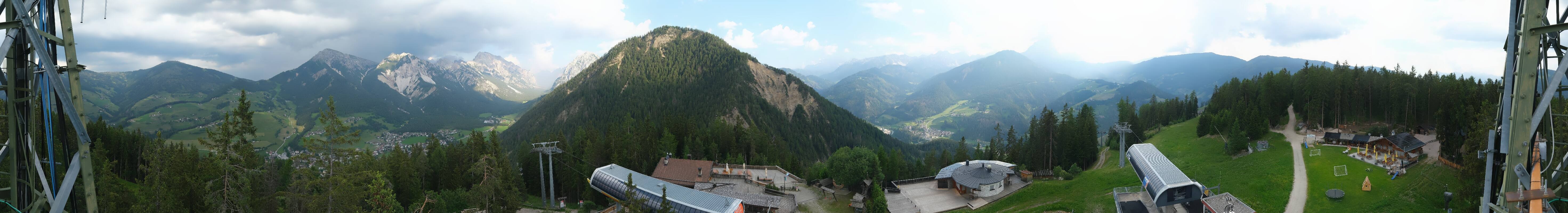 Archived image Webcam Mountain station Piz de Plaies at Kronplatz