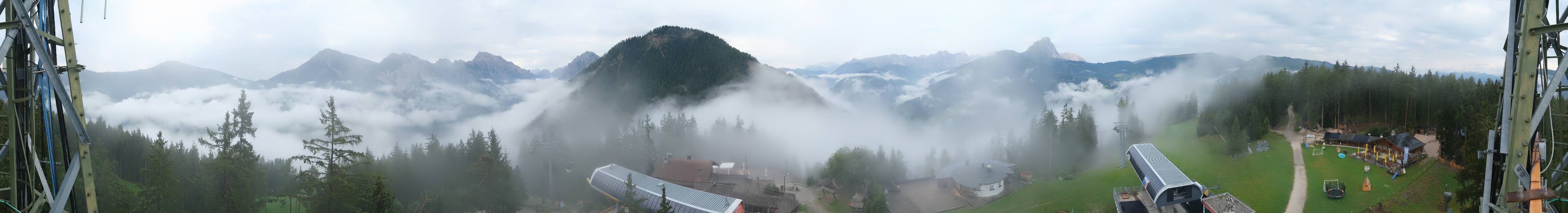 Archived image Webcam Mountain station Piz de Plaies at Kronplatz